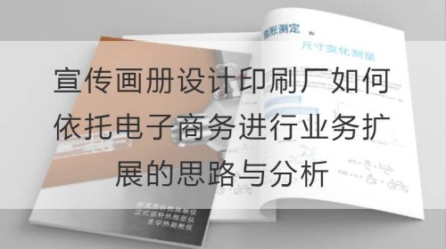 宣传画册设计印刷厂如何依托电子商务进行业务扩展的思路与分析